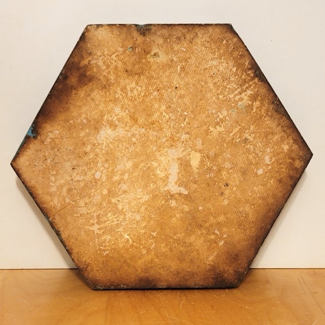 Hexagonal Turquoise-Glazed Kütahya Tile, photograph 3