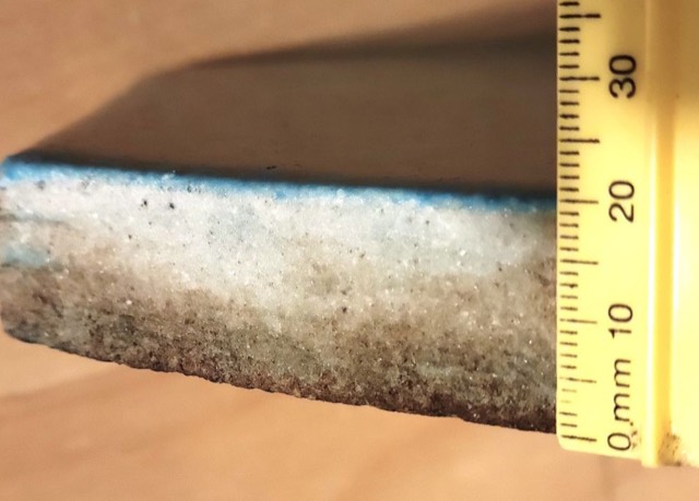 Hexagonal Turquoise-Glazed Kütahya Tile, photograph 6