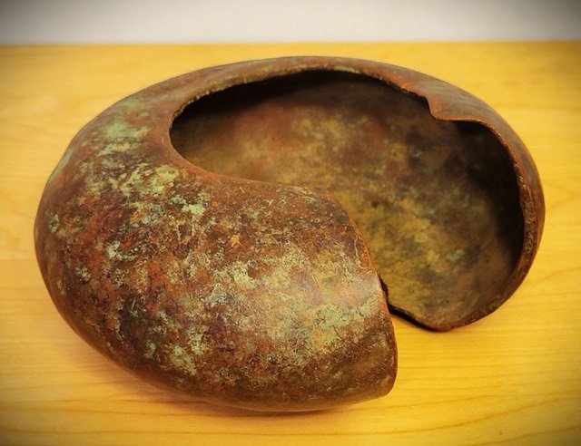 Mbole Hand-Forged Copper Anklet Currency, photograph 4