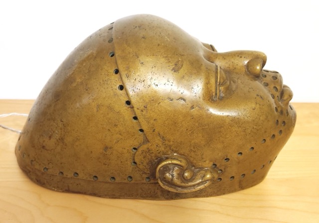 Cast Bronze Mask in the Ife Manner, Yoruba Peoples, photograph 6