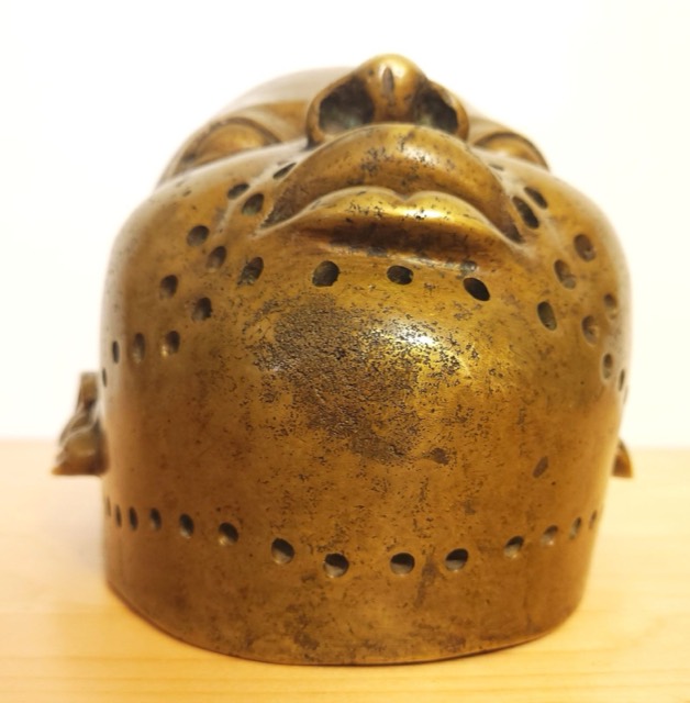 Cast Bronze Mask in the Ife Manner, Yoruba Peoples, photograph 7