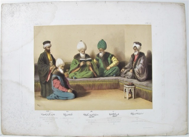 Arif Pasha, Ottoman Court Costumes, Plate 7, 1863, photograph 2