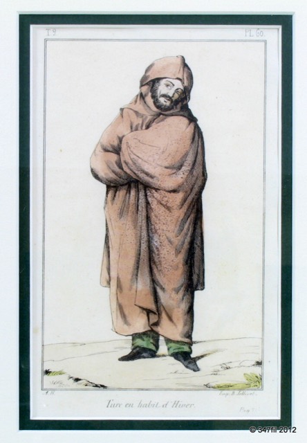 "Turc en Habit d'Hiver" by Benjamin Jollivet, c. 1800