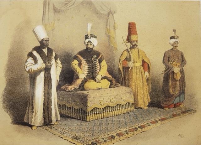 Arif Pasha, Ottoman Court Costumes, Plate 2, 1863