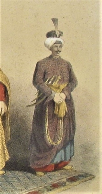 Arif Pasha, Ottoman Court Costumes, Plate 2, 1863, photograph 6